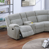 Power Motion Sectional LAF / RAF Loveseat With Console Cup Holders