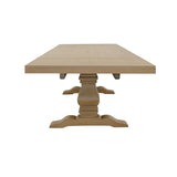 Allende - Extension Dining Table With Double Pedestal Base - Honey