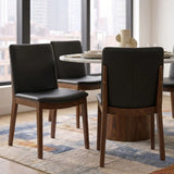 Laura - Mid-Century Modern Solid Wood Dining Chair (Set of 2)