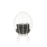 Galzed - Patio Lounge Chair - Black / White