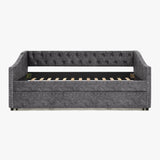 Upholstered Daybed With USB Charging & Pull Out Bed