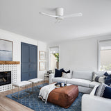 42" Flush Mount Ceiling Fan With 3 Blades, DC Reversible Motor