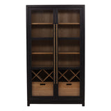 Merlot - Cabinet - Light Brown / Black