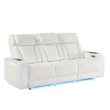 Electra - Power Reclining Set With Power Headrests, Massage And LED Lighting