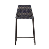 Claire - Canvas Upholstered Counter Chair (Set of 2) - Blue