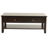 Table Set With Drawers And Open Shelf Storage