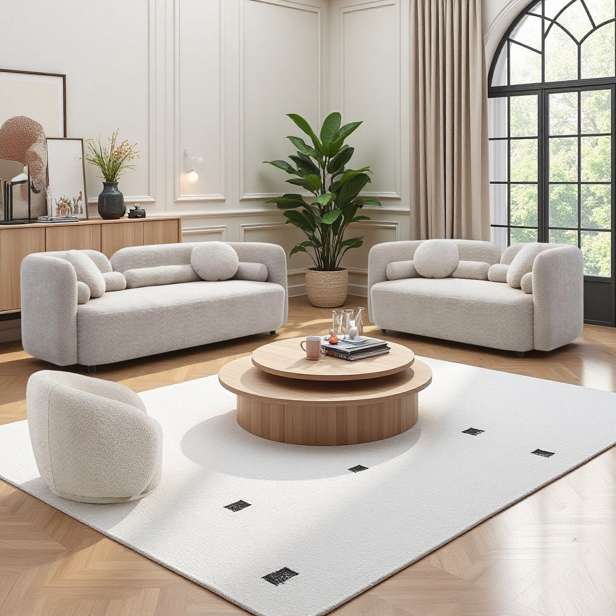 Japandi Living Room Set
