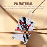 Luggage With Printed Pattern, Combination Lock
