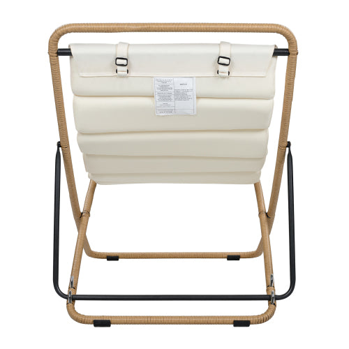 TREXM 2-Pieces Outdoor Folding Chair