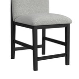 Portland - Round Back Counter Stool (Set of 2) - Black / Gray