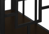 Bookshelf, Bookcase, Etagere, 4 Tier, For Office, Contemporary & Modern - Espresso - Etageres - Alpine Outlets