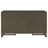 Glenmoor - 3 Drawer Server With 2 Cabinets - Dark Gray