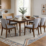 Laura - Mid-Century Modern Solid Wood Dining Chair (Set of 2)