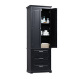 Storage Cabinet With 3 Drawers For Bathroom