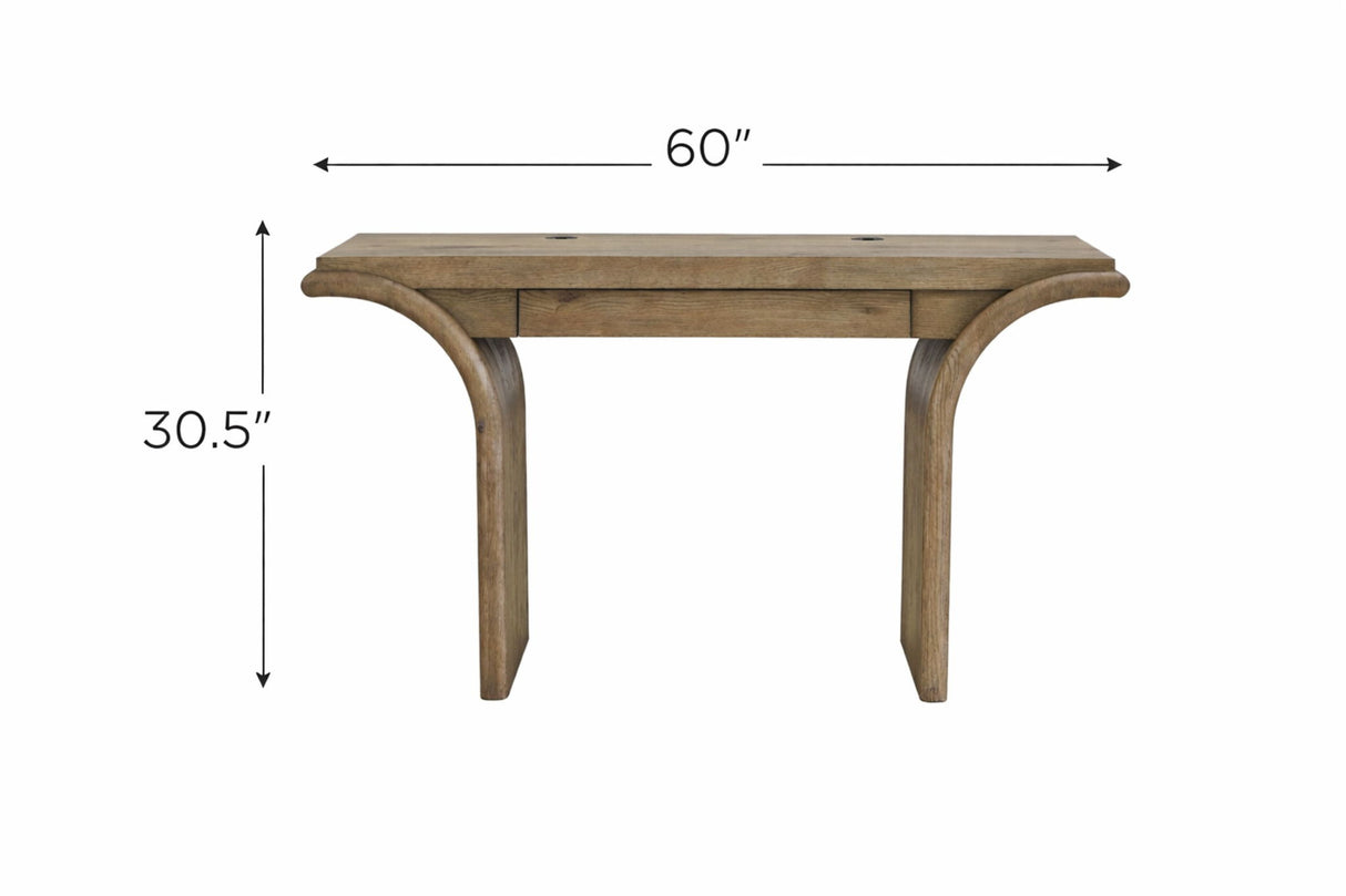 Pagosa - Waterfall Accent Desk - English Knotty Oak