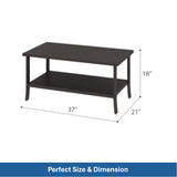 Patio Furniture Set With Coffee Table And Cushions For Backyard