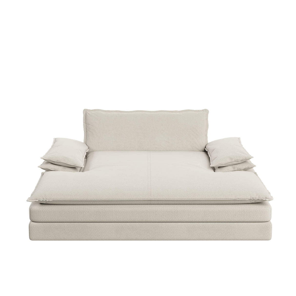 Modern Oversized Double Chaise Lounge Chair