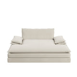 Modern Oversized Double Chaise Lounge Chair