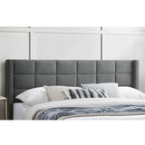 Bed Upholstered Box Design Headboard