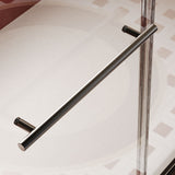 Frameless Single Sliding Shower Doors With Towel Rail & Handle