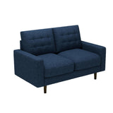 Loveseat Sofa, Tufted Back Upholstered 2 Seat Couch