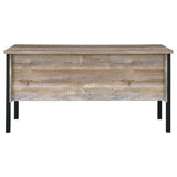 Azura - 4 Drawer Office Desk - Oak