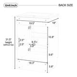 Bathroom Vanity With Sink, Cabinet With Adjustable Shelf