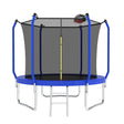 Trampoline With Basketball Hoop, Astm Approved Reinforced Type Outdoor Trampoline With Enclosure Net - Trampolines - Alpine Outlets