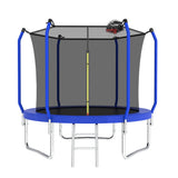 Trampoline With Basketball Hoop, Astm Approved Reinforced Type Outdoor Trampoline With Enclosure Net - Trampolines - Alpine Outlets