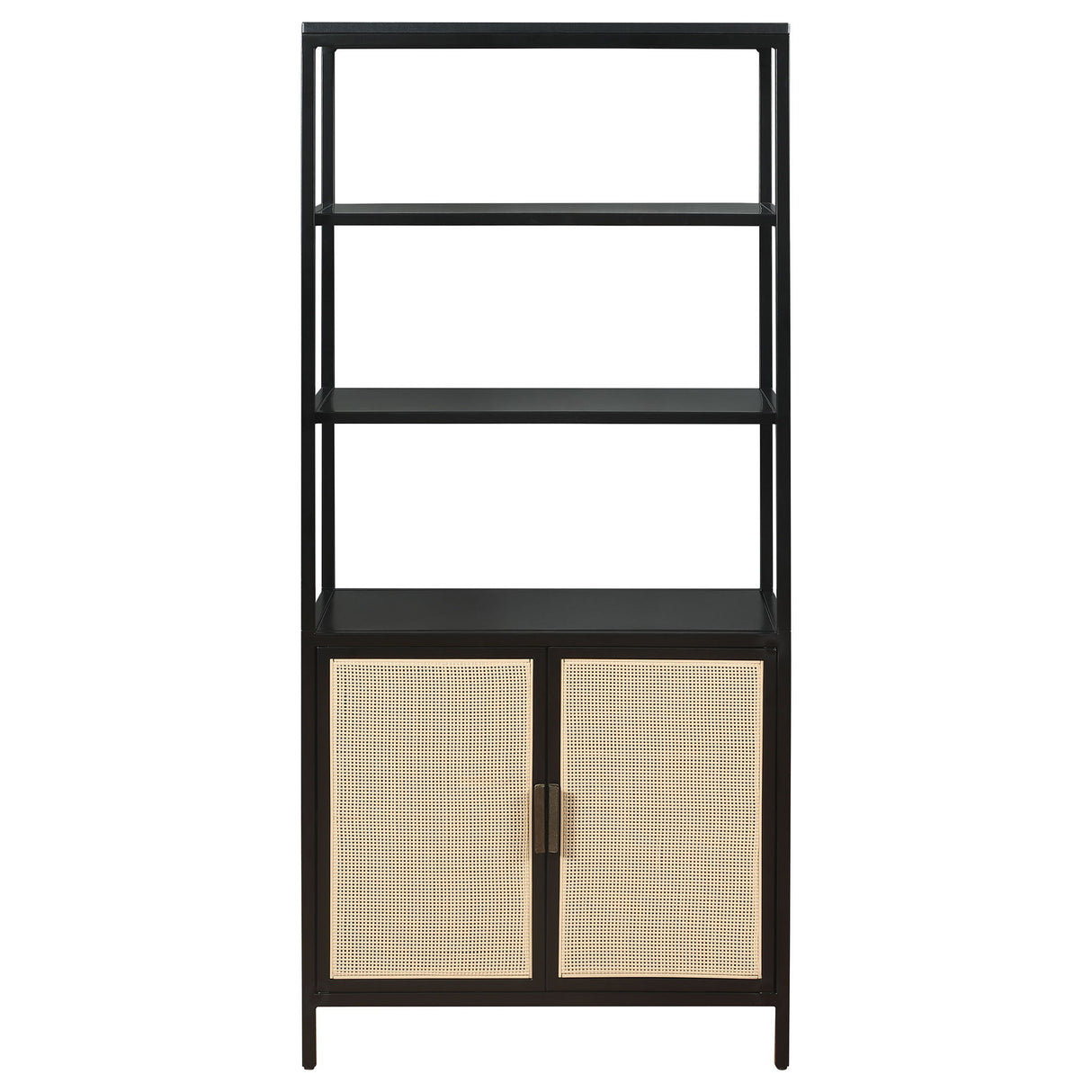 Kenneth - 3 Shelf Radio Weave Accent Cabinet