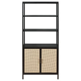 Kenneth - 3 Shelf Radio Weave Accent Cabinet