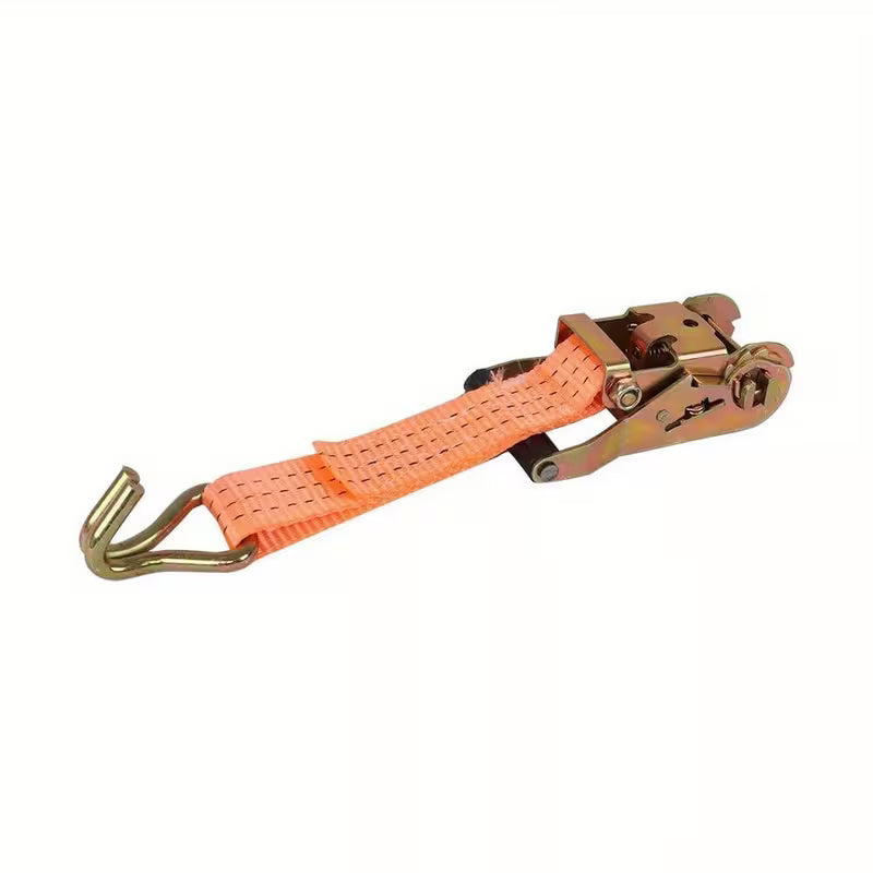 WFLNHB Heavy Duty Tie Down Strap 1.5Inch x 15ft Ratchet Tighten Cargo Strap J Hook Heavy Duty 20 Pack
