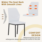 Luxury Simple Chair With Metal Leg