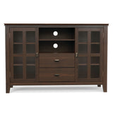 Artisan - Tall TV Media Stand - Natural Aged Brown