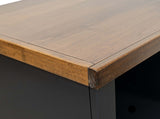 High 5 Shelf Bookcase - Black / Whiskey