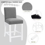 5 Piece Counter Height Table Set With 4 Chairs