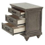 3 Piece Bedroom Set, Bed With 2 Nightstands
