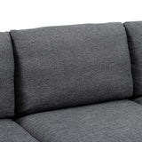Upholstered Modular Sectional & Tall Legs