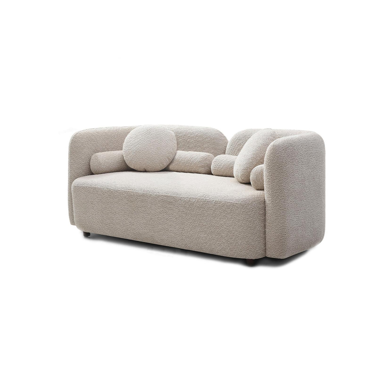 2 Seater Sofa Couch For Living Room - Light Beige