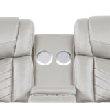 Challenger - LED Power Recliner Loveseat