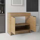 Freestanding Bathroom Vanity Cabinet With Soft Close Doors, Cabinet Only