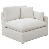 Greeley - 6 Piece Upholstered Modular Sectional Sofa - Ivory