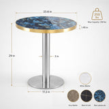 Elegant Modern Round Bistro Table