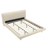 Chunky - California King Bed Frame - Beige