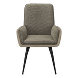 Dining Chair For Kitchen (Set of 2) - Brown / Gray