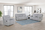Chablis - Reclining Sofa - Mist Gray