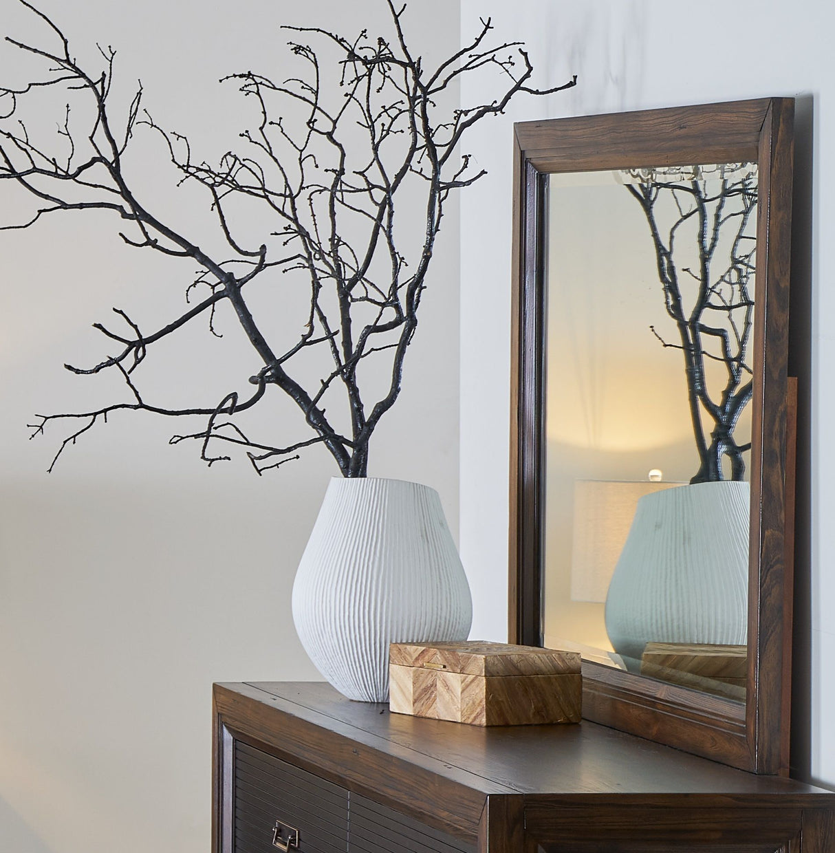 Landscape Mirror - Rustic Buckeye