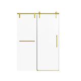 Frameless Single Sliding Shower Doors With Towel Rail & Handle