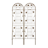 Metal Garden Trellis Rustproof Trellis For Climbing Plant Outdoor Flower Support