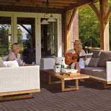 Plastic Interlocking Deck Tiles, Waterproof All Weather Use